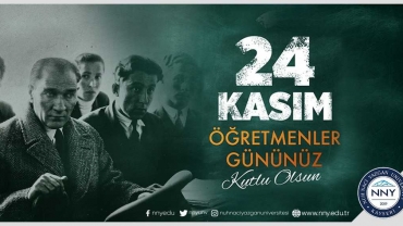 24 Kasım Öğretmenler Günü Kutlu Olsun